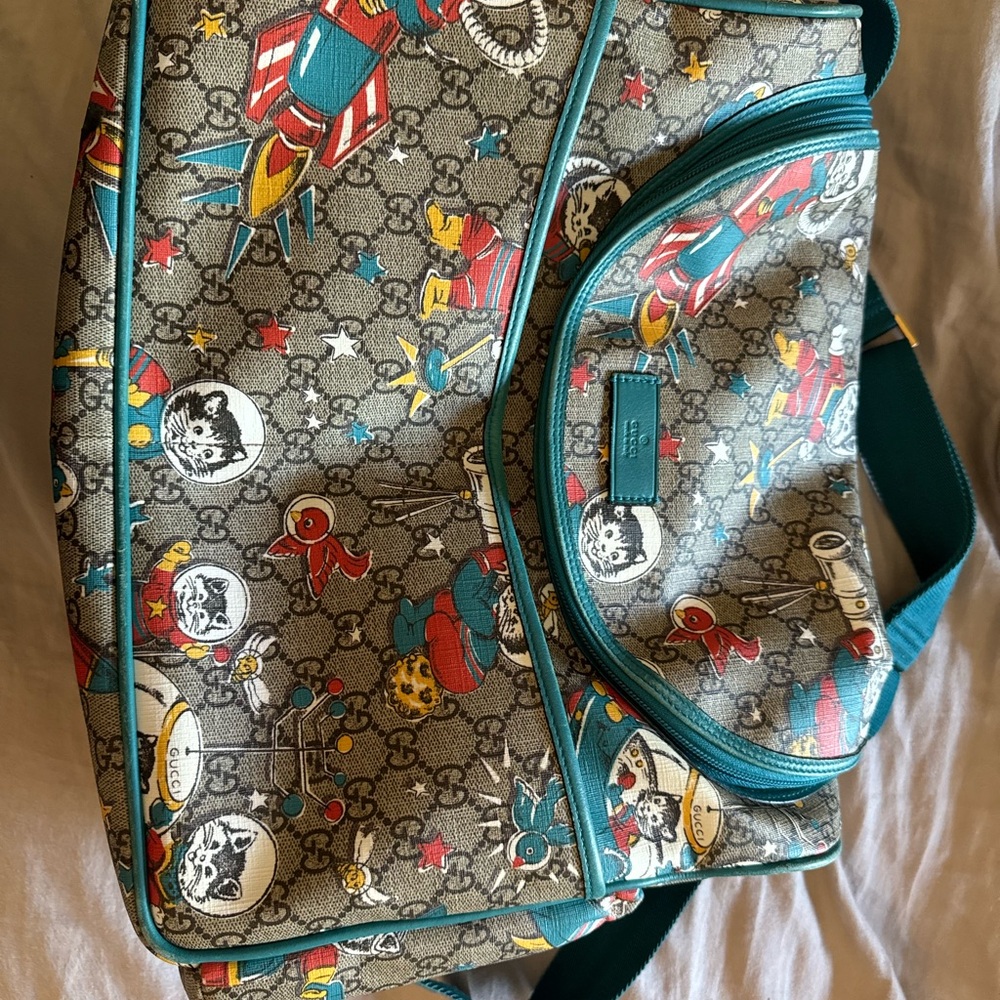 Gucci baby/diaper Bag